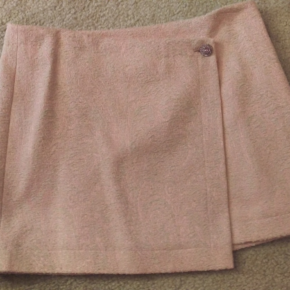 Arden B Pink/tan skirt 8 nwt